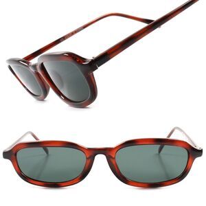 Deadstock True Vintage Indie Hip 80's Mens Tortoise Small Rectangle Sunglasses